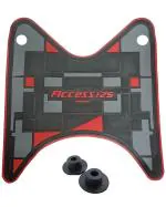 Qiisx Anti Skid Scooter/Scooty Two Wheeler Floor/Foot Mat for Suzuki Access 125