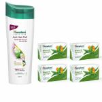 Himalaya Anti-Hair Fall Bhringaraja Shampoo 340 & Himalaya Neem and Turmeric Soap, 125g (Buy 3 Get 1 Free)