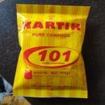 KARTIK SHUDDH CAMPHOR 101 Naphthalene Balls White Kapoor Goli Stain-Free Anti-Insect, Repellant Mothballs Sanitary Cubes for Commercial Use Cloth Wardrobe, Almirah, Bookshelves|100 gm| Pack of 2