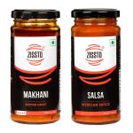 Zissto Salsa Sauce And Makhani Cooking Sauce (Combo Of 2)