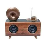 WILDGEAR- Retro Speaker Vintage Loudspeaker Support TF FM Radio Music Aux Subwoofer Classic Sound Box B6