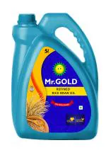 Mr. Gold Refined Rice Bran Oil Can, 5L