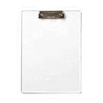 Kebica Stationery Transparent Acrylic Exam Clipboard