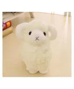JAPSI Soft Toys For Kids | Sheep Soft Toy, Baby Toys, Toy for Girl, Birthday Gift for Girl/Boys | Soft Washable Plush Animal Figure Toy | Stuffed Toys for Girls & Boys | Birthday Gift for Babies | White Color