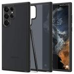 Spigen Ultra Hybrid Frost Black Polycarbonate and Thermoplastic Polyurethane Back Cover Case Compatible with Samsung Galaxy S22 Ultra 7.62 x 1.02 x 15.24 cm