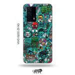 Tweakymod Printed Zombies Dope Back Cover For Vivo IQOO Z5 5G