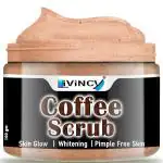 Livincy Coffee scrub for face Face scrub and Exfoliants 100gm scrub for men and women