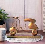 SMAART CRAAFTS Chetak Scooter Table Décor | Anti Rust Powder Coated | Figurine Decorative Showpiece For Living Room, Bedroom, Hallway and Office Décor | Best Gift Ideas |
