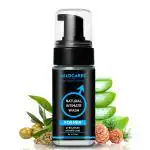 MildCares Intimate Foaming Wash for Men with Tea Tree Oil, Sea Buck Thorn Oil, Aloevera & Neem Extract | pH balanced foaming cleanser