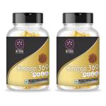 1 Tree Omega 369 Capsules For Men & Womens - Omega 3 Capsules - Flax Seeds Oil Capsules (Pack of 2)