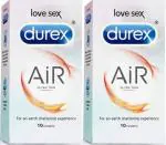 Durex Air Ultra Thin Condom (2 Packs, 10 Condom Each)
