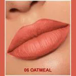 Flicka R U Ready Matte Finish liquid Lipstick for Women 5ML | Enriched with Vitamin E | Lips Long Lasting, Hydrating & Lightweight Lip Colour for All Skin Tone Shade No 6 Oat Meal (Apricot Nude)