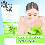 ALOETIC Aloe Vera Neem Acne Fight for Skin Brightening & Whitening Gel Face Wash