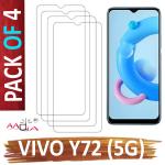 aadia SCREEN GUARD PROTECTOR FOR VIVO Y72 (5G) (4 PC. PACK)
