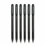Uni-ball SX 101 Jetstream Ball Pens, 0.7mm Tip, Black ink , Pack of 6