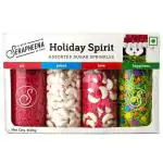 Serapheena Sugar Sprinkles - Holiday Spirit, 100g | Cakes and Cupcakes Decoration Kit