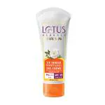 Lotus Herbals Safe Sun Dry Touch Sunscreen SPF 40 PA+++| Dermatologically tested|UVA, UVB & IR Protection, Preservatives Free, No white cast, Non-Oily| white peony| 100gm