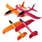 Pluspicks Kids Toys Hand Throw Flying Glider Planes Foam Aeroplane Model Party Bag Fillers Flying Glider Plane Toys for Kids Game