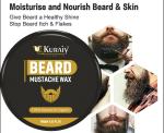 KURAIY NEW Hair Moustache Repair Shape Natural Beard Conditioner Balm For Beard Growth And Organic Moustache Wax For Beard Smooth Styling