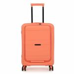 it luggage Momentous Polypropylene Hardsided Fashion Luggage Suitcase Cabin with Laptop Section 8 Wheel Trolley 16-2886-08 Coral with TSA Lock- 54.5CM
