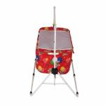 Comfy Cradle With Attractive play-toys | Easy Folding & Portable - Red