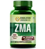 Himalayan Organics ZMA Zinc, Magnesium Aspartate Health Supplement 120 Tablets