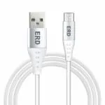 ERD USB-A to Micro USB Data Cable for Super Fast Charging | 480mbps support Data Sync Compatibility Suitable for All Smartphones, Tablet and Accessories | White