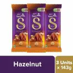 Cadbury Dairy Milk Silk Hazelnut Chocolate Bar, 143 g (Pack of 3)