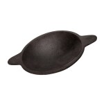 Aarogyam Cast Iron Appam Pan/Appa Kadai/Appe/Appachatti/Vellapam Pan 8 Inch, Gas Compatible| Pre-Seasoned, 100% Toxin-Free, Naturally Non-Stick, No Chemical Coating