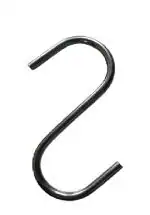 Q1 Beads Silver Stainless Steel S Hooks - 1 inch (pack of 24)