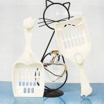 Pets Empire Cat Litter Plastic Scooper With Long Handle