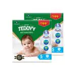 TEDDYY Baby Diapers Pants Easy Small 34 Count (Pack of 2)