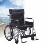EASYCARE Obesity Steel Commode wheelchair Capacity 150kgs Silver Powder Coating