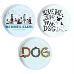 Dhcrafts Multicolor Metal Kennel Club Mans Best Friend, Love Me Love My Dog, Dog Printed Fridge Magnet, 5.8 Cm (Pack Of 3)