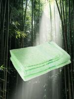 REGENCY EXPORTS PVT.LTD Bamboo Shizen Towels 100% Cotton 600 GSM Set of 4 Green