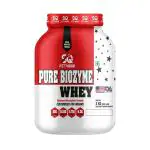 SQ FITNESS PURE BIOZYME WHEY PROTIEN |4.4 LBS | Chocolate Flavor | 25g PROTIEN | 5.51g BCAA |11.75g EAA | 4.38g gultamine