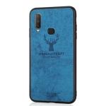 Lejaao Vivo U10 Vivo 1916 Deer Series Blue Leather, Cloth PC and TPU Mobile Back Cover