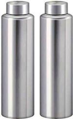 STEEPLE VISAXMI Stainless Steel Water Bottle 1000 ml (Pack of 2)