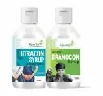 Jain Branocon and Utracon Syrup Combo Kit I For Urinary Incontinence I Bed Wetting I Dribling Urine|-A12