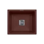 CURATE INDIA Single Bowl Premium 16x18 Qurtz Sink For Kitchen - Granite/Quartz Stone Modern Sink With PVC Waste Pipe & Coupling, 8 Color Range