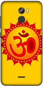 aadia Gionee X1 Matte Vinyl Om Printed Mobile Skin Sticker with Scratch Resistant Lamination