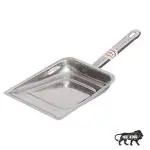 BEST QUALITY MARC CLEANING PRODUCTS Stainless Steel dust pan (Standard,Silver) (pack of 1)