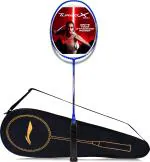 Li-Ning Blue, Silver Strung Badminton Racquet, 87 G