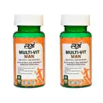 Team-RX MULTI-VIT MEN with 39 Key Vitamins & Minerals- 60 Tablets_(Pack of 2)