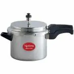 Lifelong LLCKR66 Aluminium Pressure Cooker with Outer Lid Compatible for Induction and Gas, ISI Certified (Silver, 3 litre)