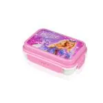 UNICEPT Barbie Kids Lunch Box Plastic Tiffin Box for School (Pack Of 1, Pink)