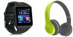 keeva Touchscreen Smartwatch With Bluetooth Headset (Combo Of 2)