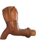 DOLEX Polo Brown Plastic Wall Mount Installation Type Bib Tap Faucet (Pack of 1)