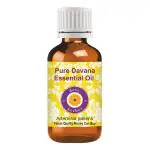 Deve Herbes Pure Davana Essential Oil Essential Oil (Artemisia pallens) Natural Therapeutic Grade Steam Distilled 5ml