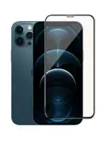 COVERS ECLAT MOBITECH LLP HD+ Tempered Glass/Screen Protector for iPhone 12 Pro Max (Black) Edge to Edge Full Screen Coverage